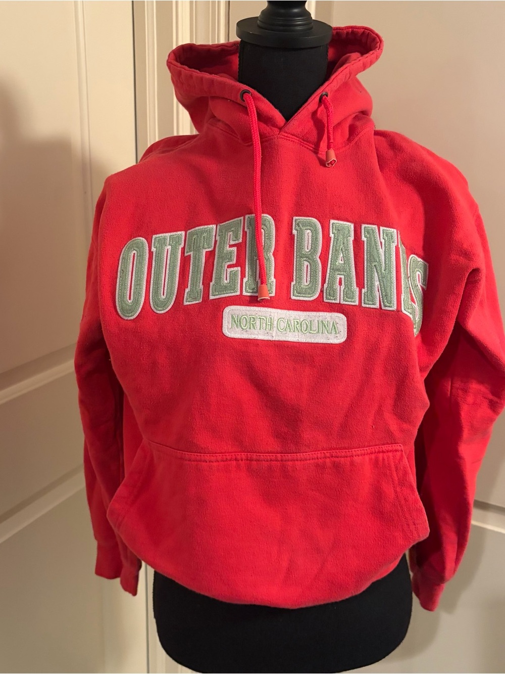 Outer Banks Red Pullover Hoodie - North Carolina Graphic